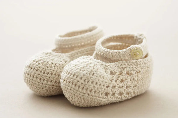 Christening Baby Booties 64E Oli Prik Copenhagen